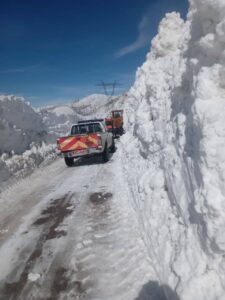 برف در شهرکرد